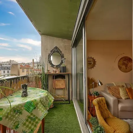 Cosy Avec Terrasse Vue Sur Le Sacre-coeur Apartment *