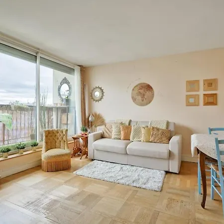 Apartment Cosy Avec Terrasse Vue Sur Le Sacre-coeur *